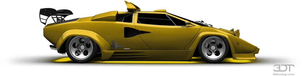 Lamborghini Countach Transparent File