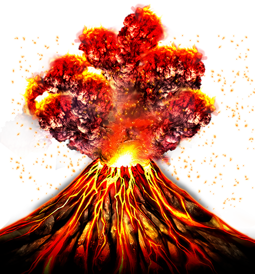 Lava PNG Clipart Background