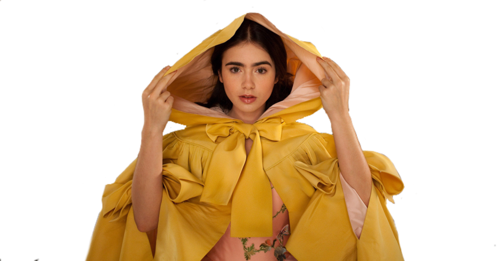 Lily Collins Background Image PNG