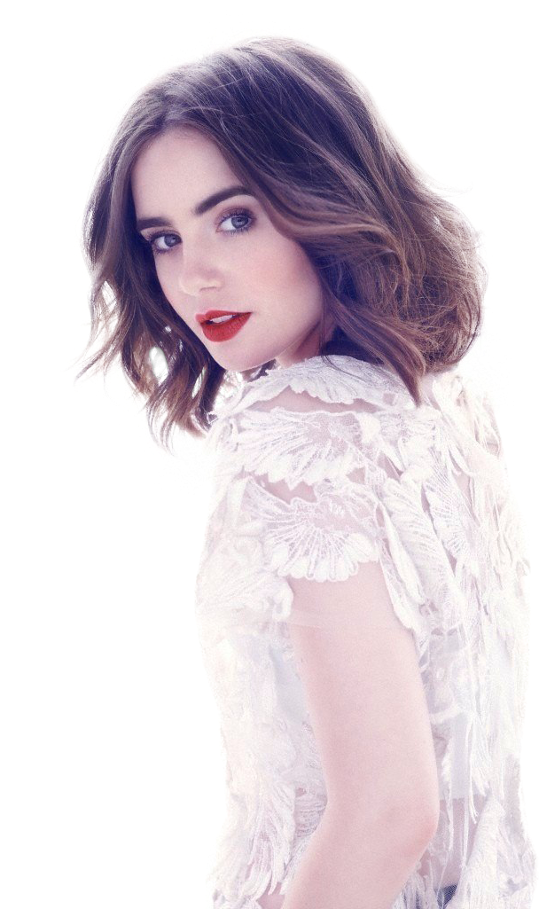 Lily Collins HD Quality PNG