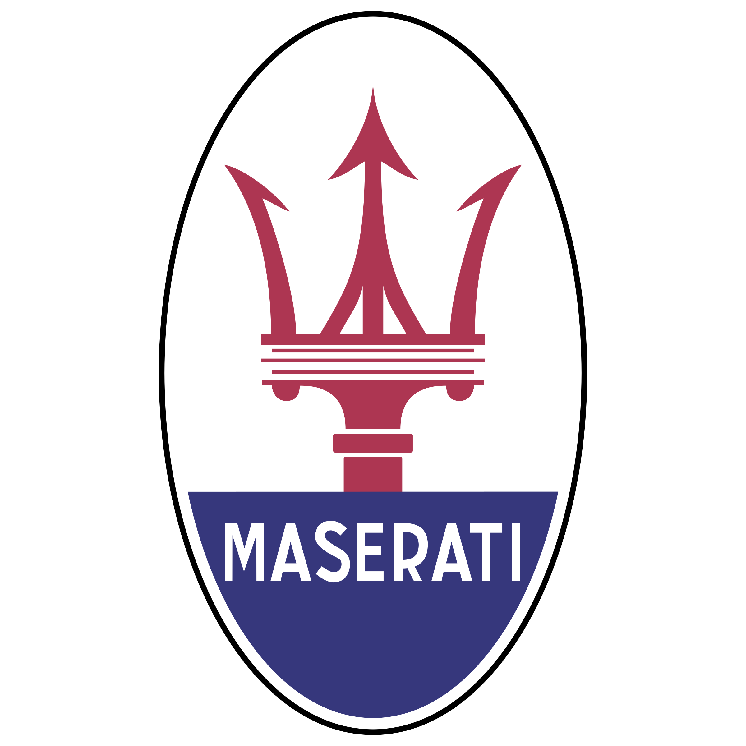 Maserati Symbol Transparent Image