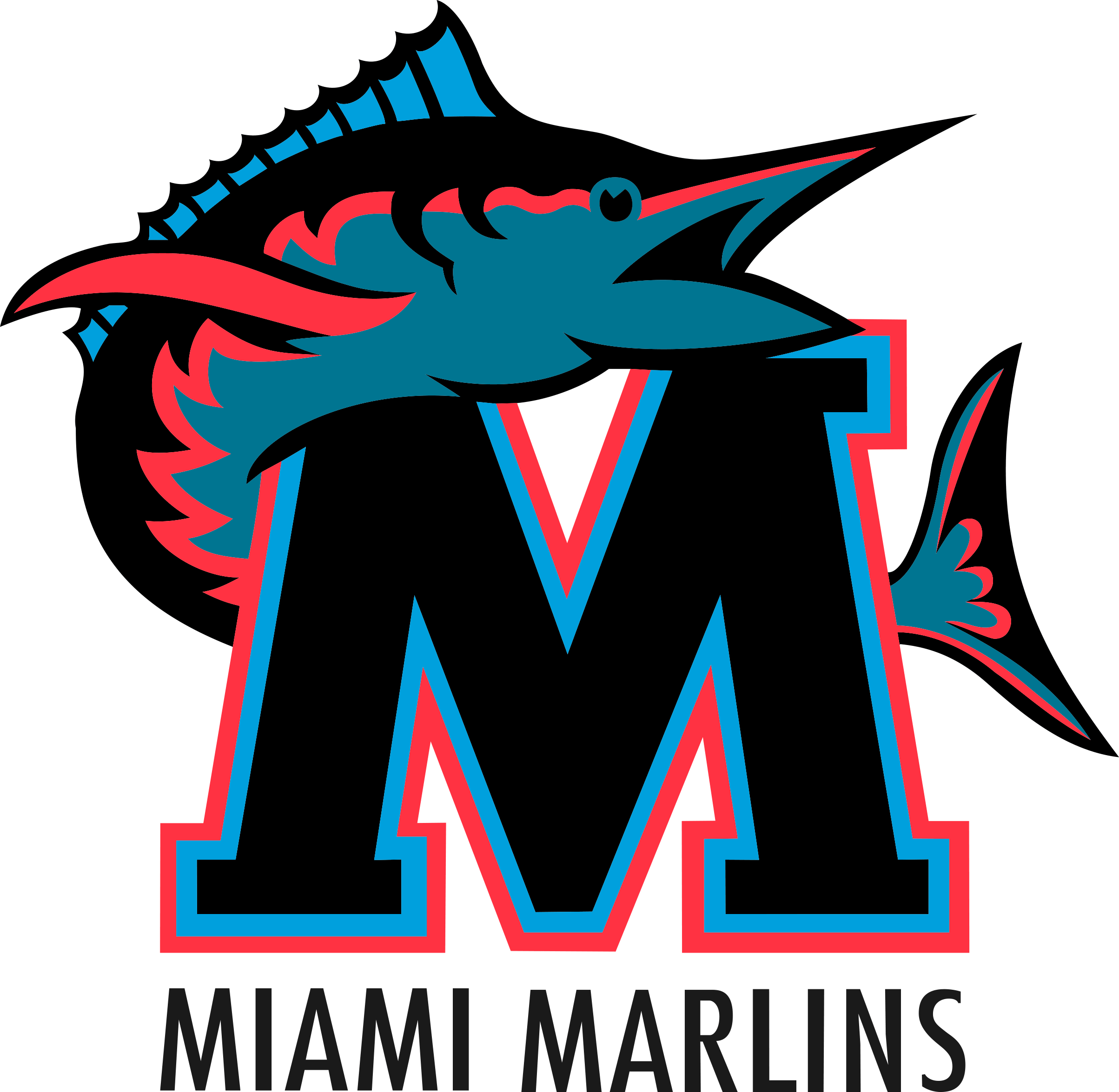Miami Marlins PNG Clipart Background