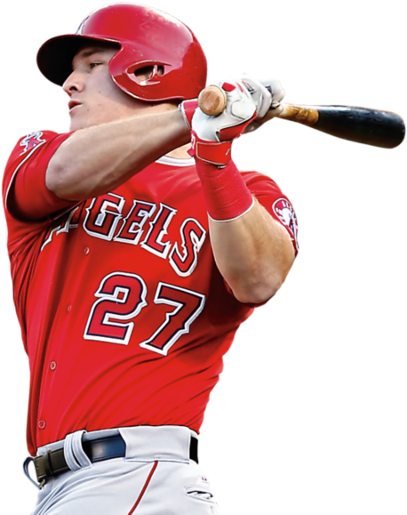 Mike Trout Transparent Background