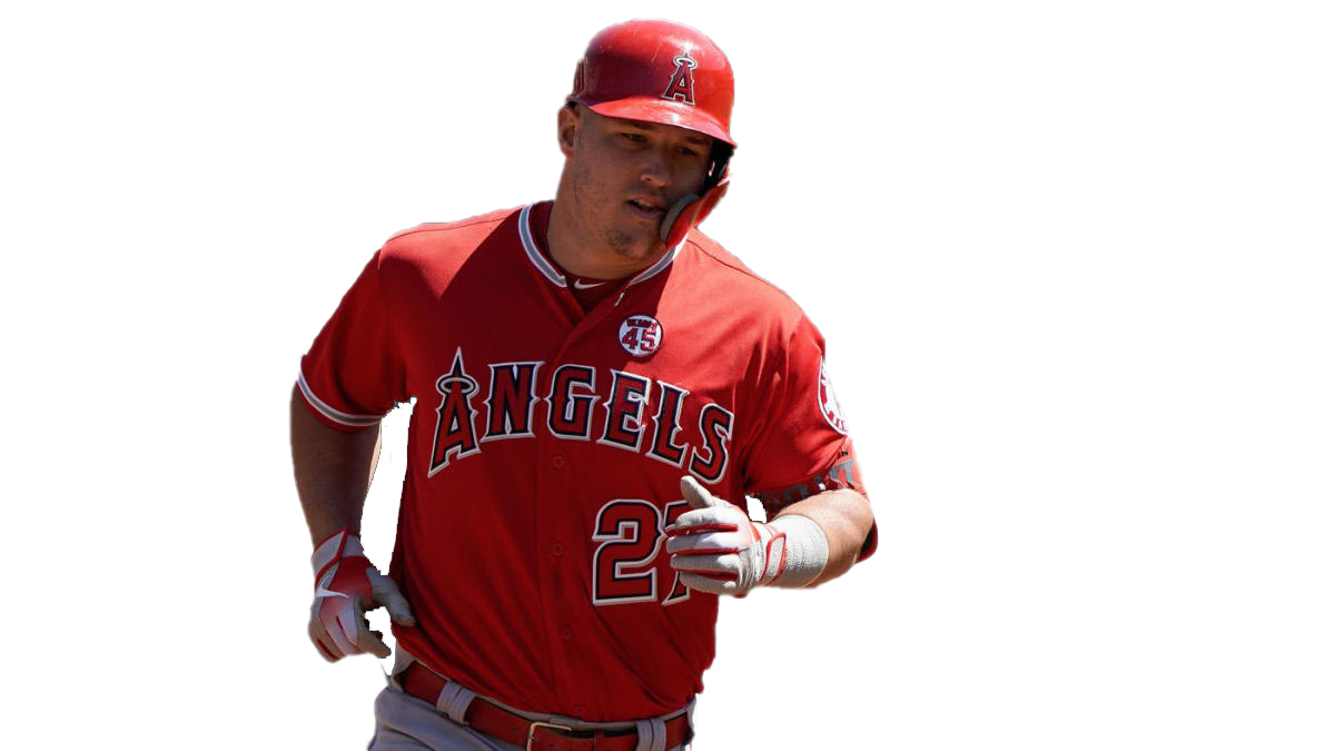 Mike Trout Transparent Free PNG
