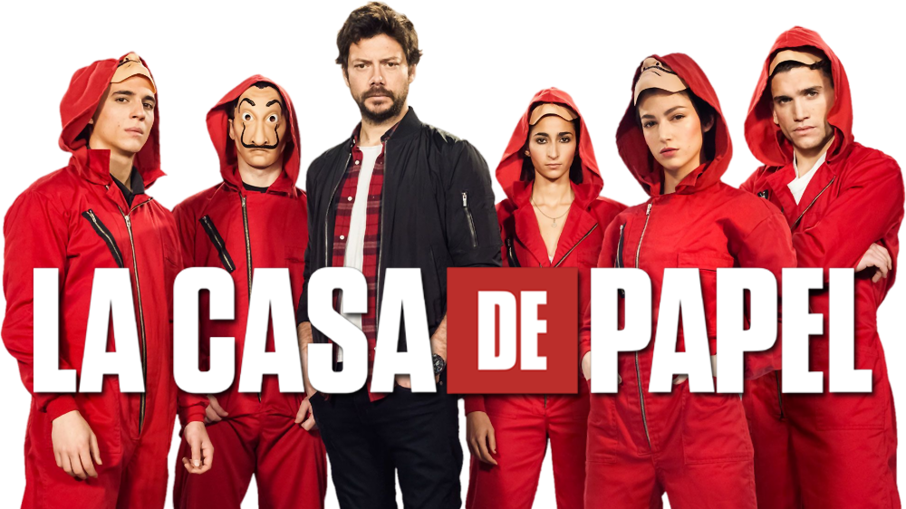 Money Heist Characters PNG HD Quality