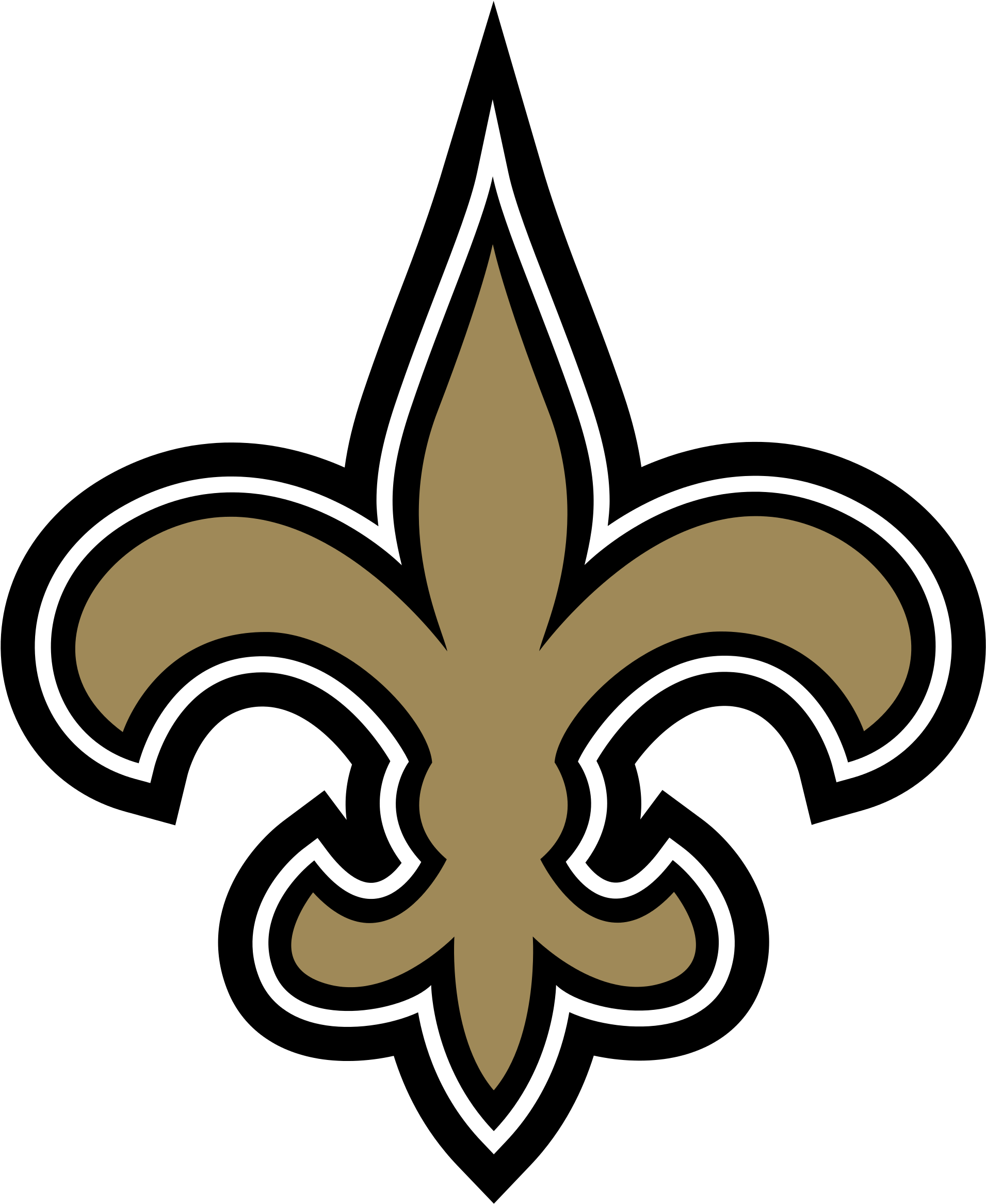 New Orleans Gold PNG Clipart Background