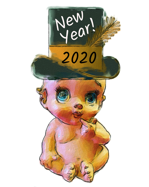 New Year Baby PNG Photos