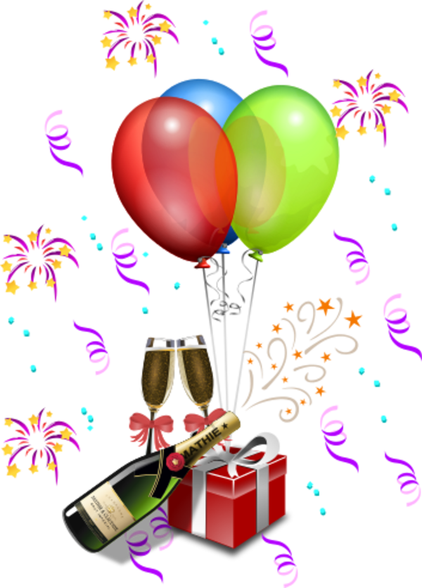 New Year Celebration Transparent PNG