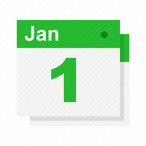 New Year Date Transparent Background