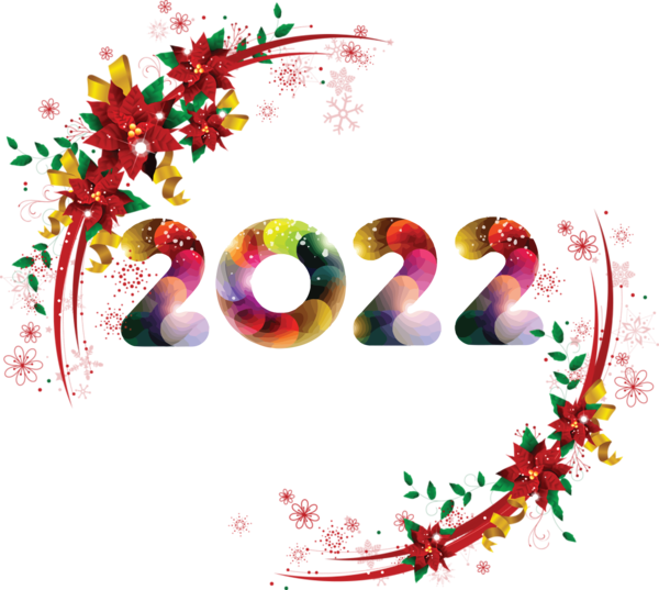 New Year Day 2022 Background PNG Image