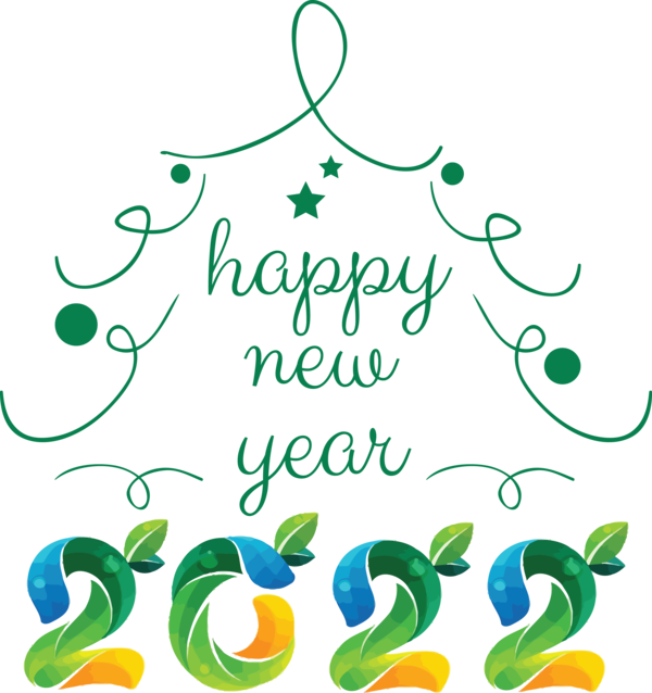 New Year Day 2022 Transparent Free PNG