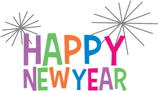 New Year Day PNG Clipart Background