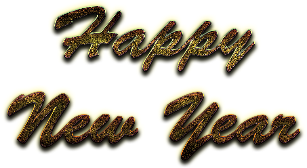New Year Greetings PNG HD Quality