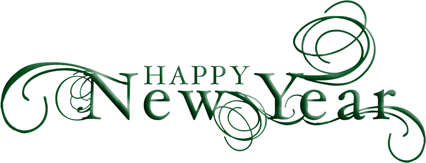 New Year Greetings Transparent Free PNG