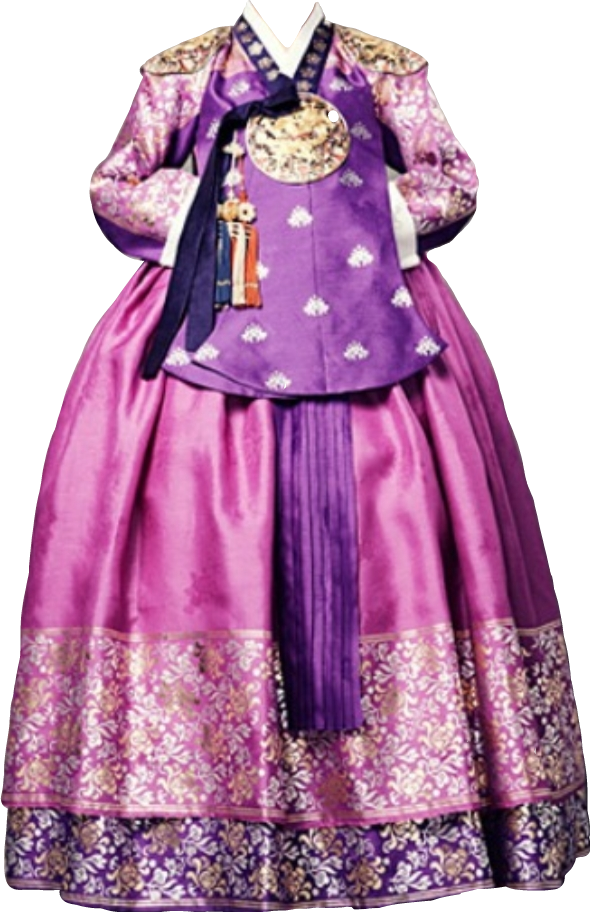 New Year Hanbok Outfit Set Transparent Background