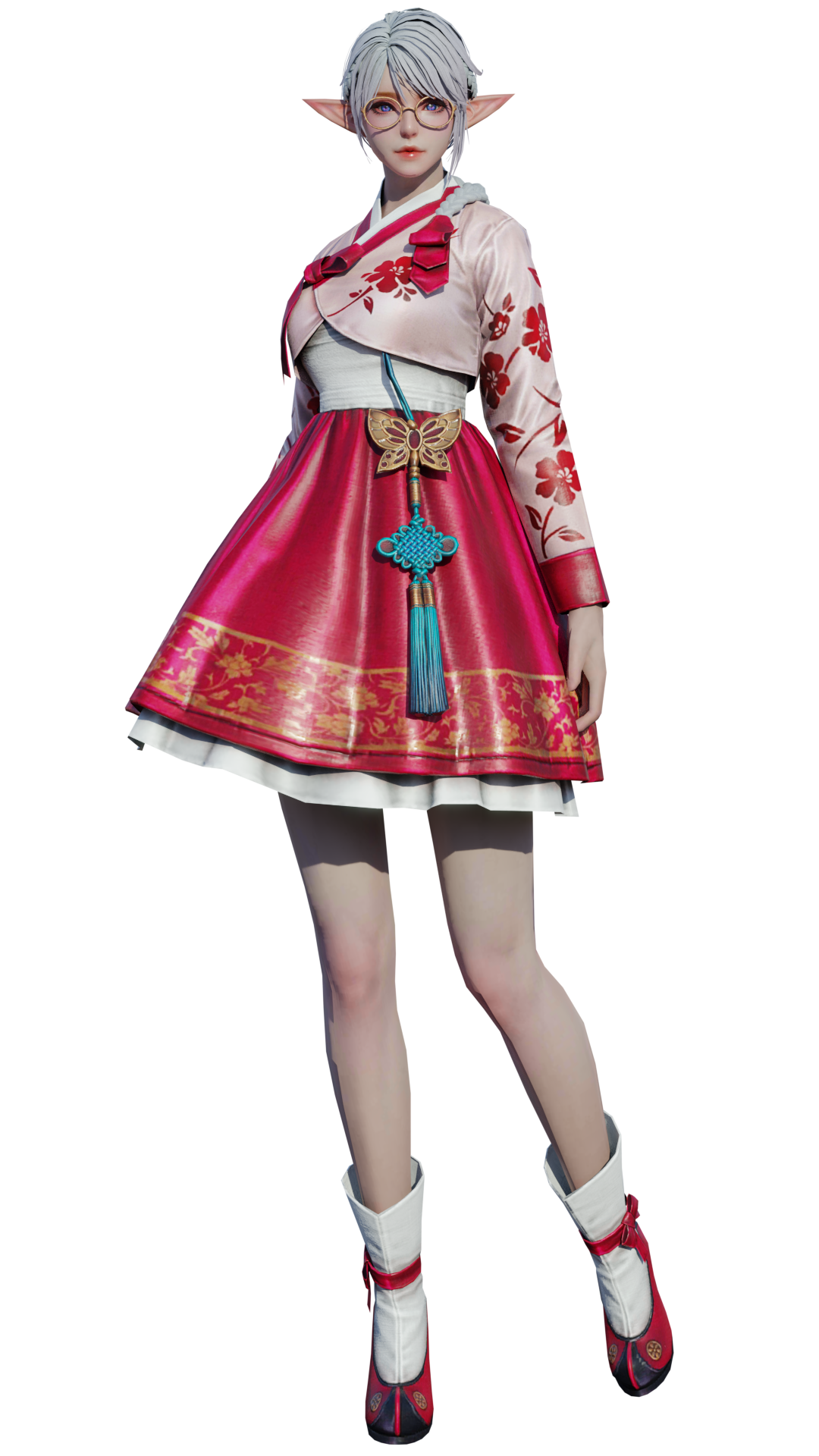 New Year Hanbok Outfit Set Transparent Free PNG