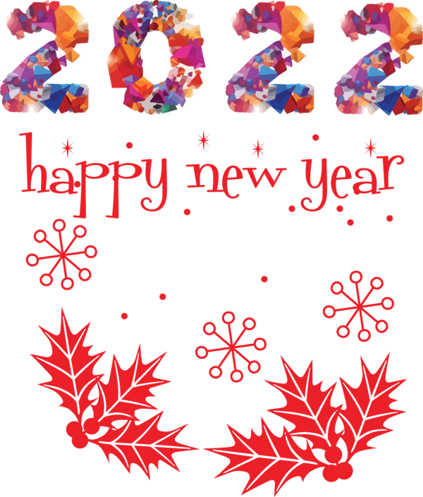 New Year Holiday 2022 Background PNG Image