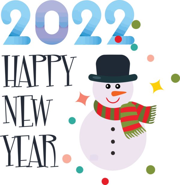 New Year Holiday 2022 PNG Clipart Background