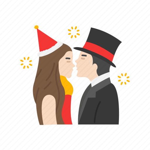 New Year Kiss Transparent Background