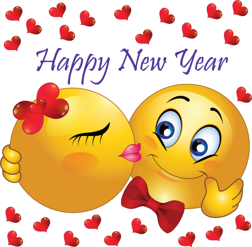 New Year Kiss Transparent Free PNG