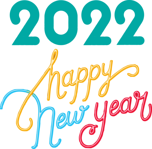 New Years 2022 PNG Background