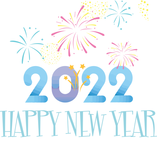 New Years 2022 Transparent File