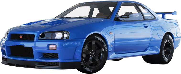 Nissan Skyline GT-R R34 PNG Clipart Background