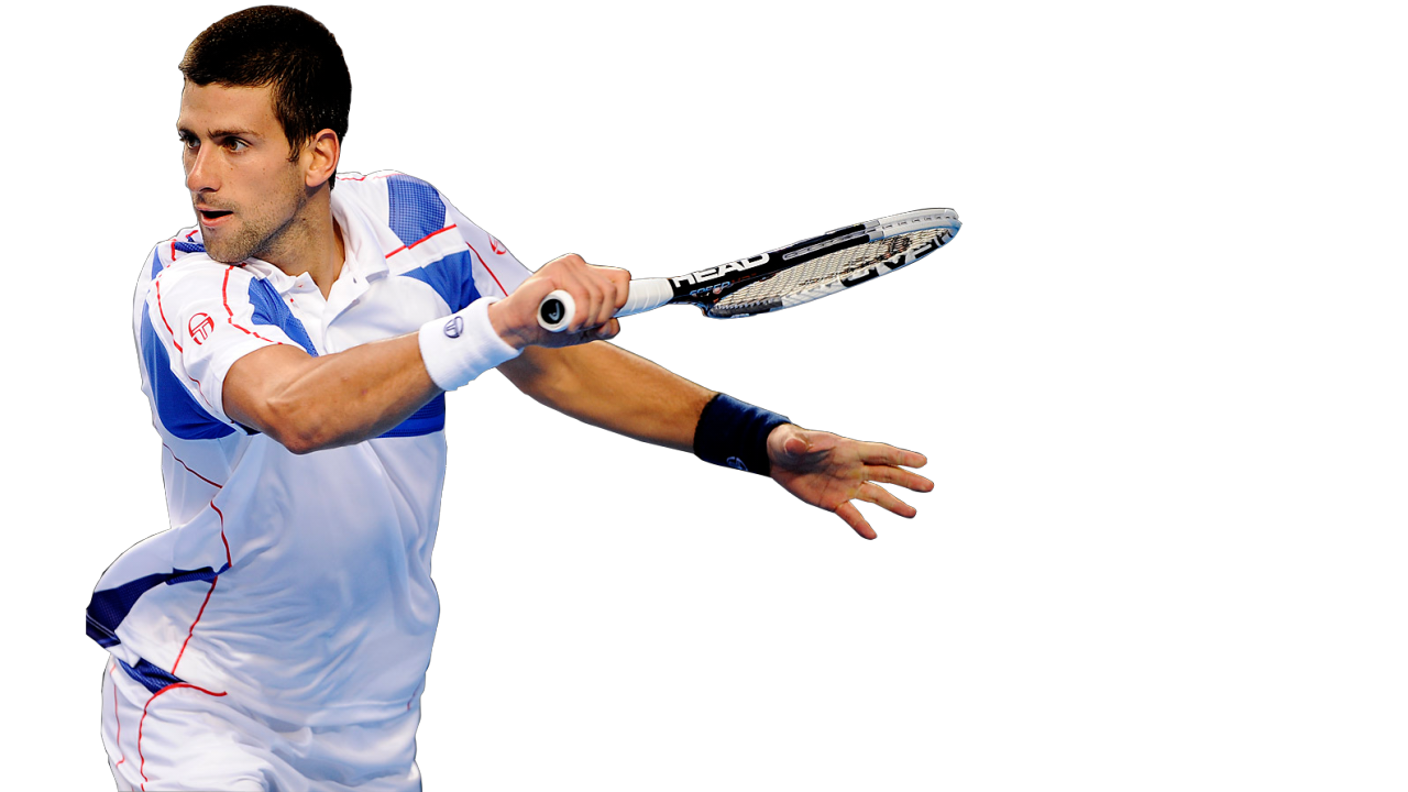 Novak Djokovic Background PNG Image