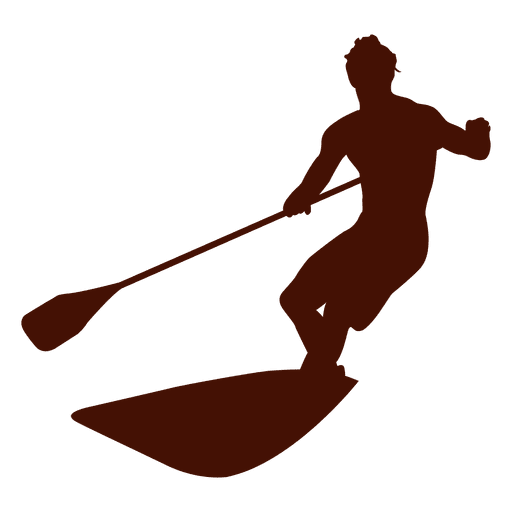 Paddle Boarding Background PNG Image