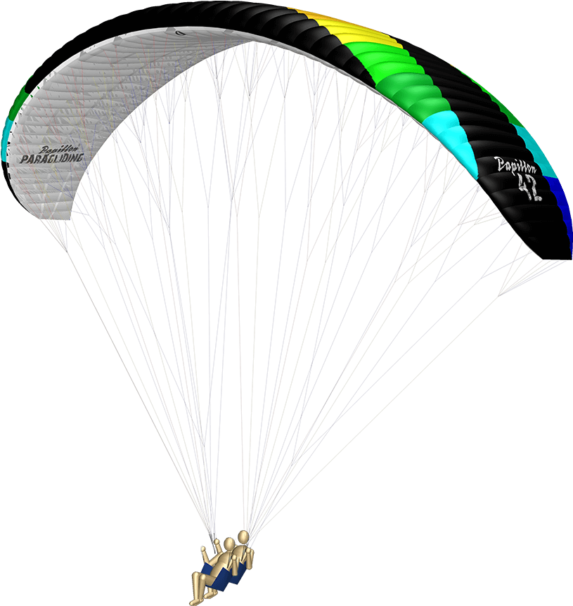 Paragliding Transparent Background