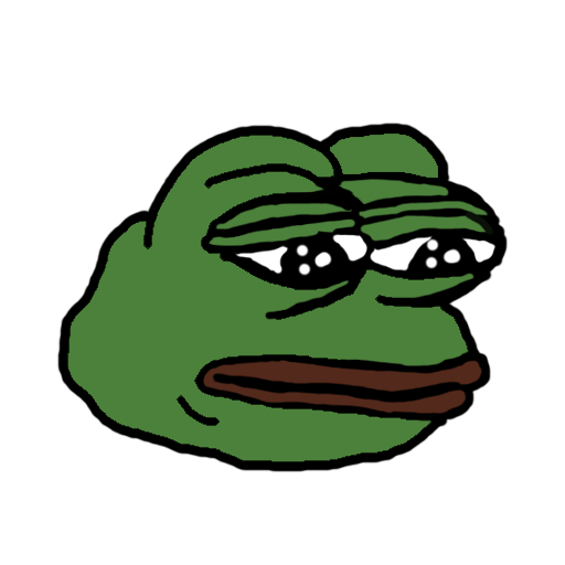 Pepe Sad Pic Background PNG