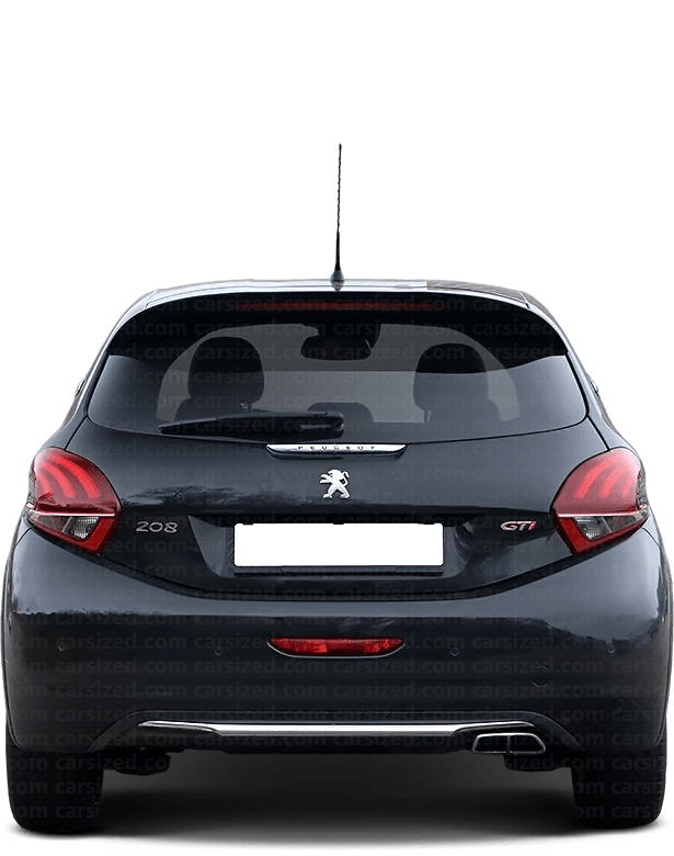 Peugeot 208 2019 No Background