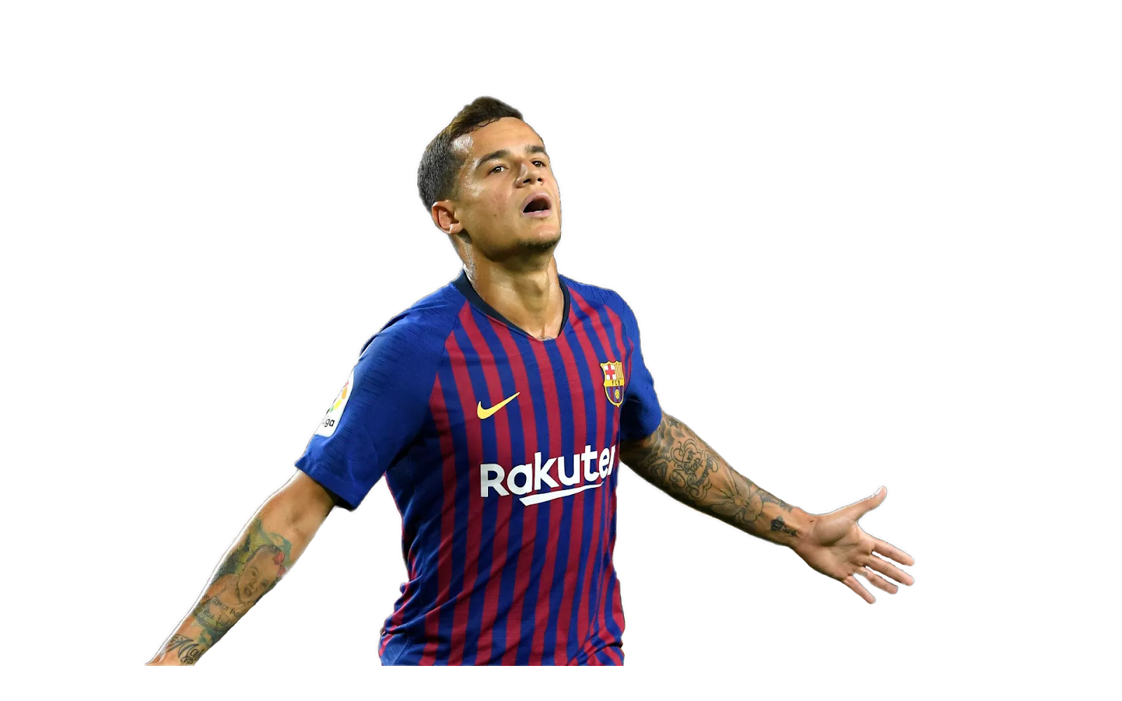 Philippe Coutinho Barcelona Background PNG Image