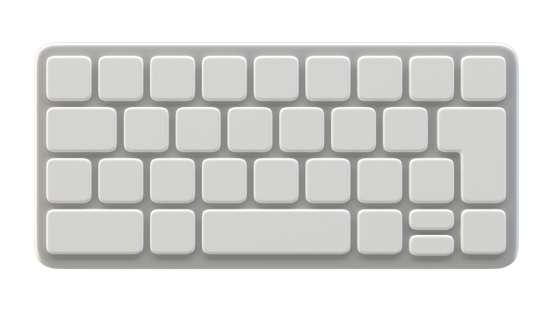 Qwerty Keyboard Transparent PNG