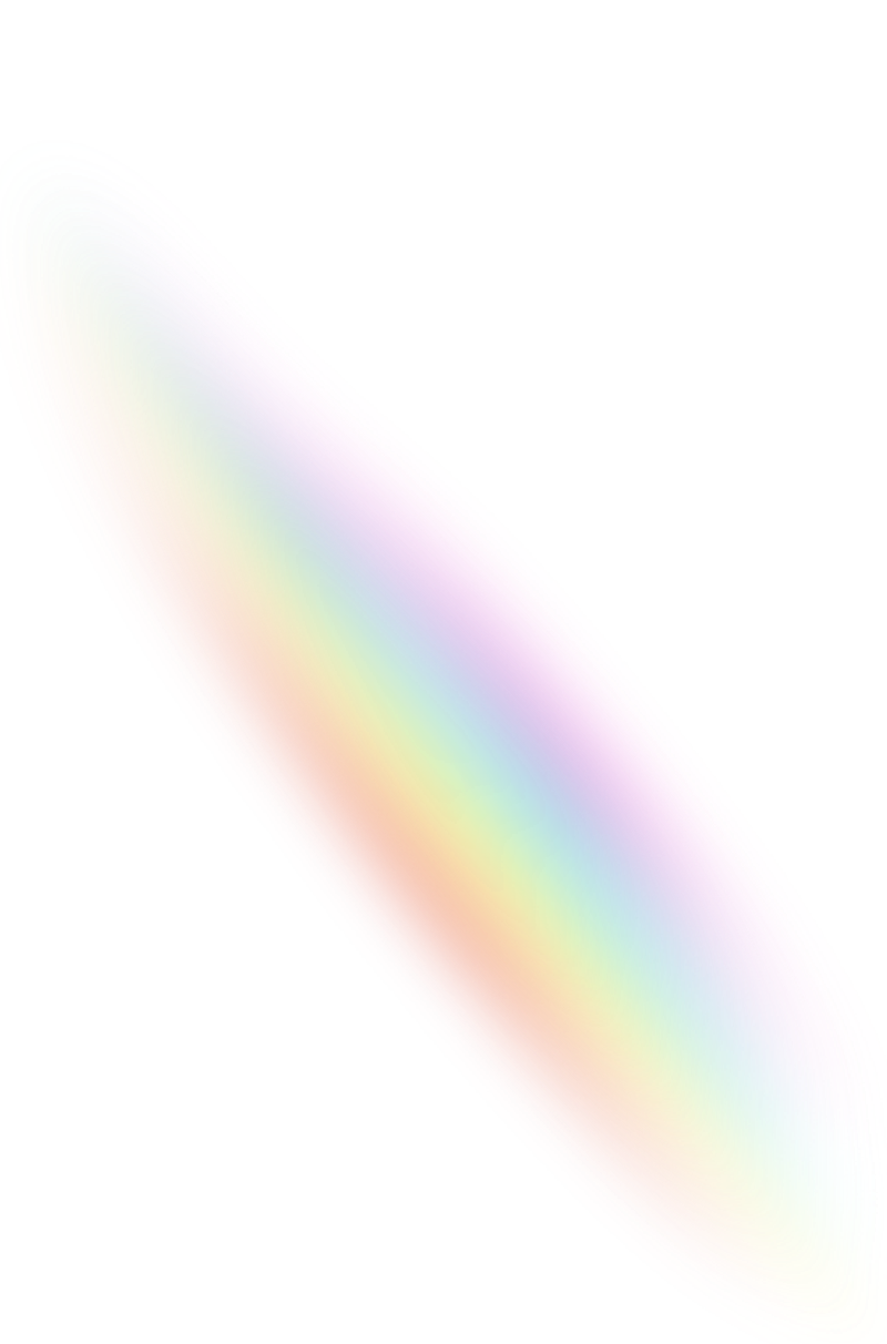 Rainbow Aesthetic Transparent Image