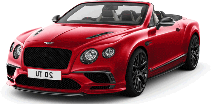 Red Bentley PNG Clipart Background