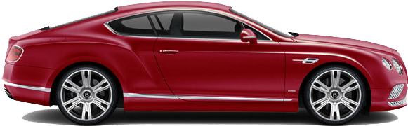 Red Bentley Transparent Free PNG