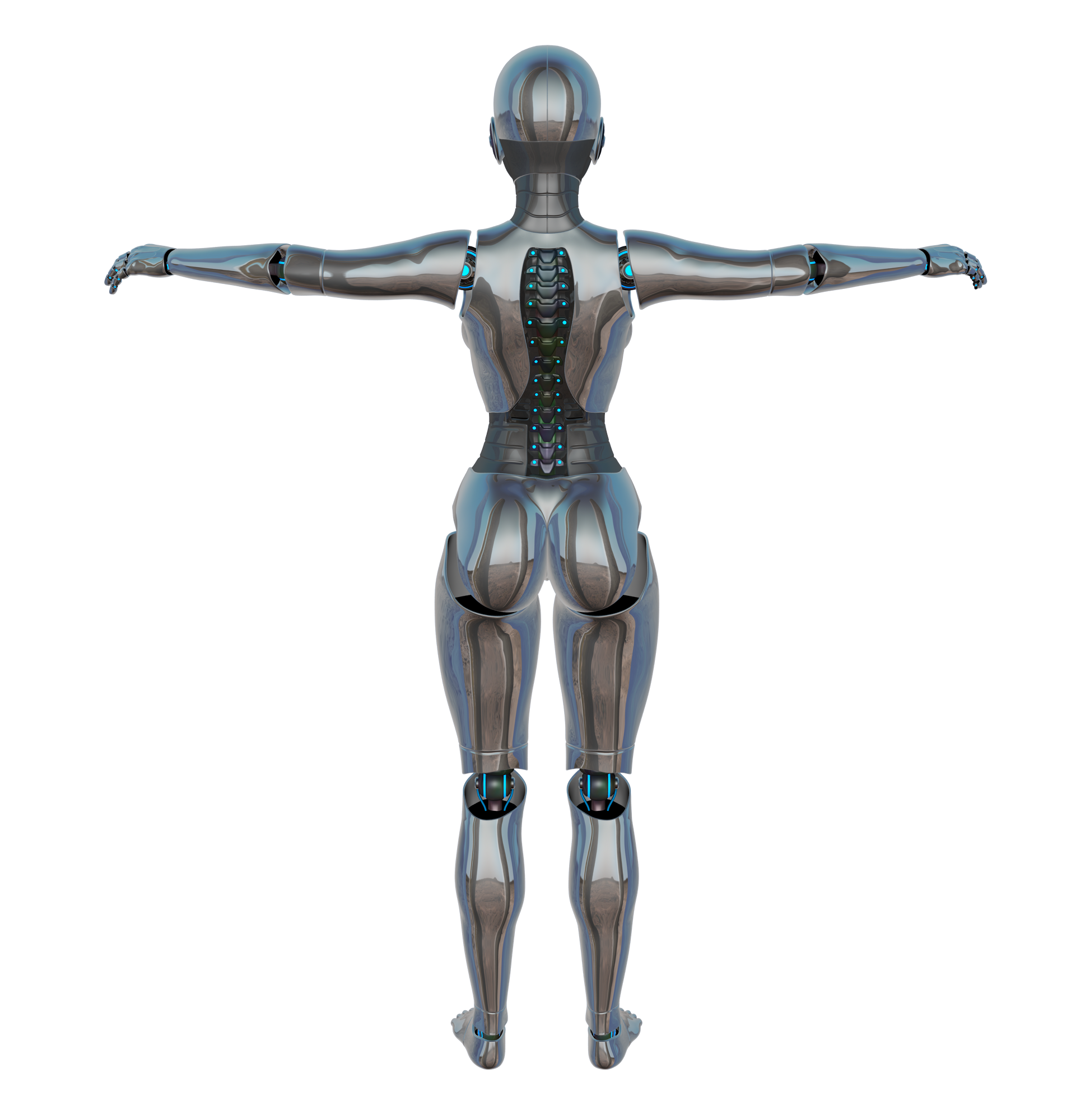 Robot Female PNG Clipart Background