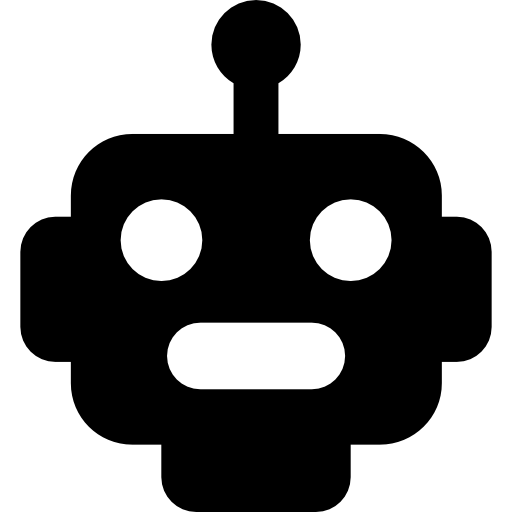 Robot Head Background PNG Image
