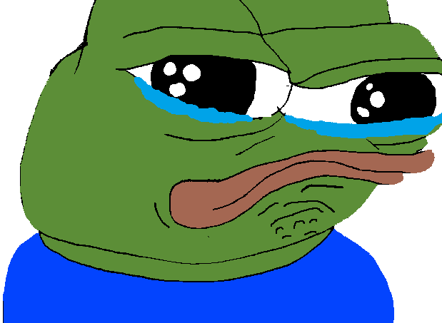 Sad Pepe Background Image PNG