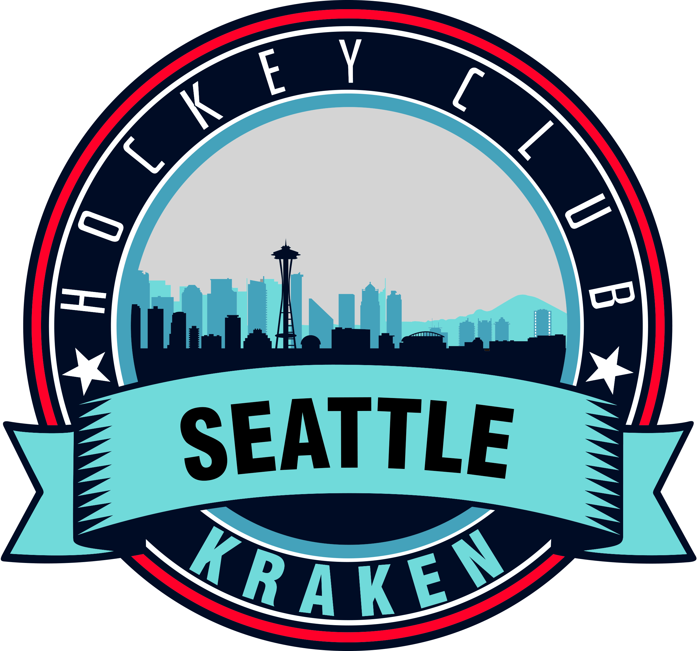 Seattle Kraken Transparent Background
