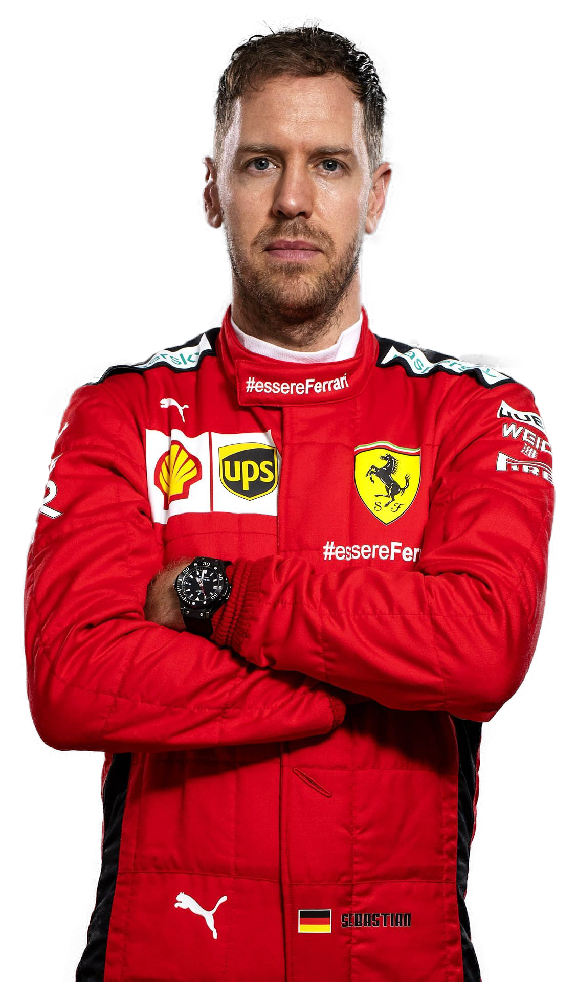 Sebastian Vettel Transparent Background