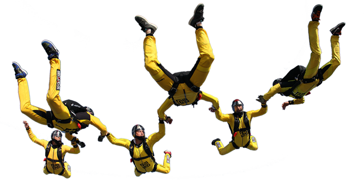 Skydiving Background PNG Image