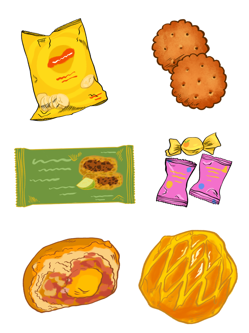 Snack PNG Clipart-Hintergrund