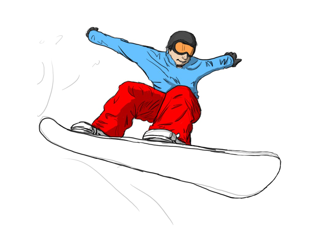 Snowboarding PNG Background