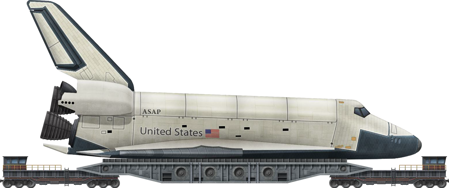 Space Shuttle PNG Clipart Background