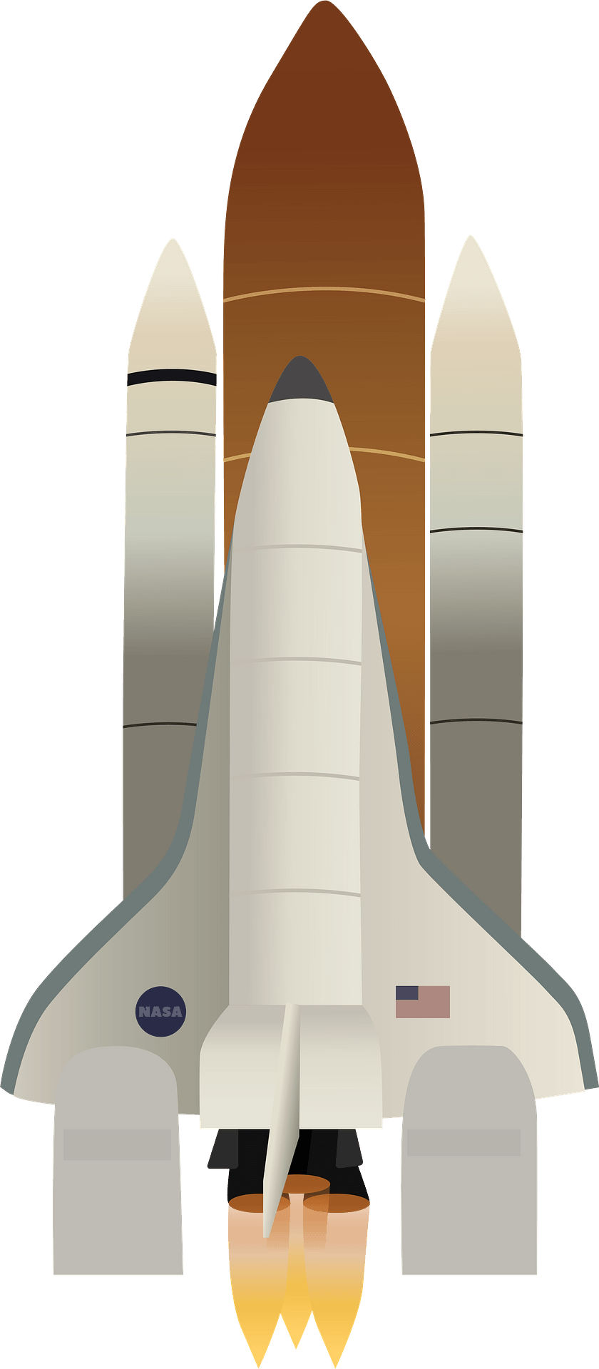 Space Shuttle PNG Free File Download
