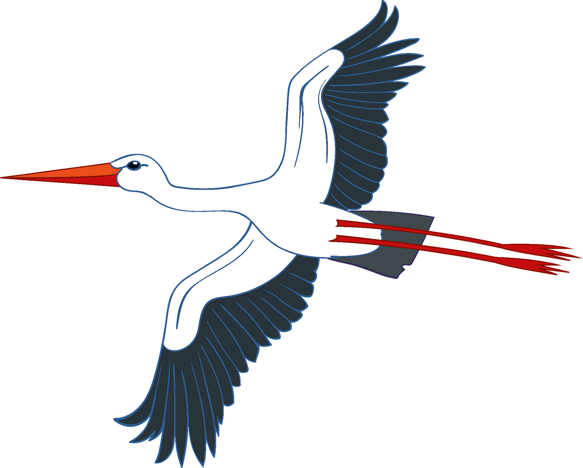 Storks Transparent Image PNG