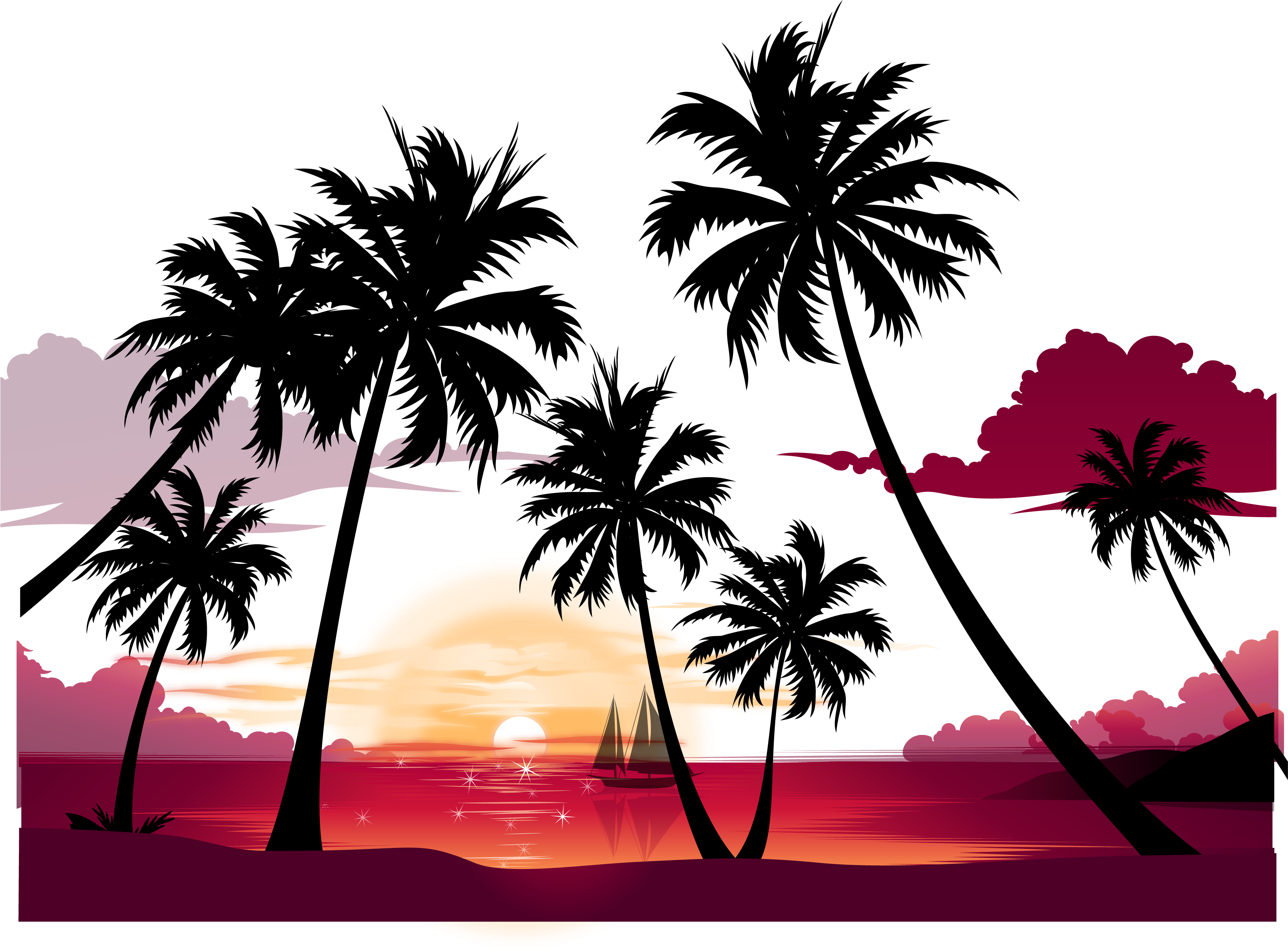 Sunset Background PNG Image