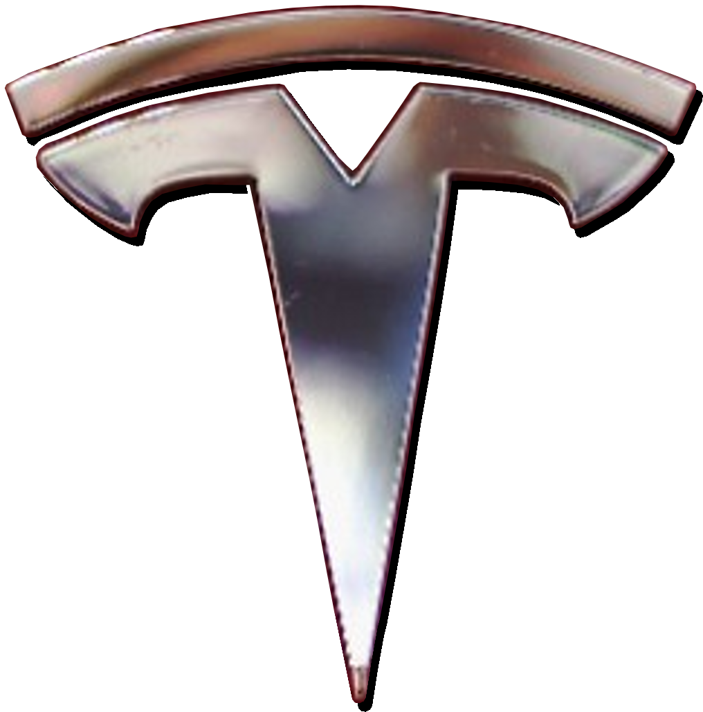 Tesla Logo Background PNG Image